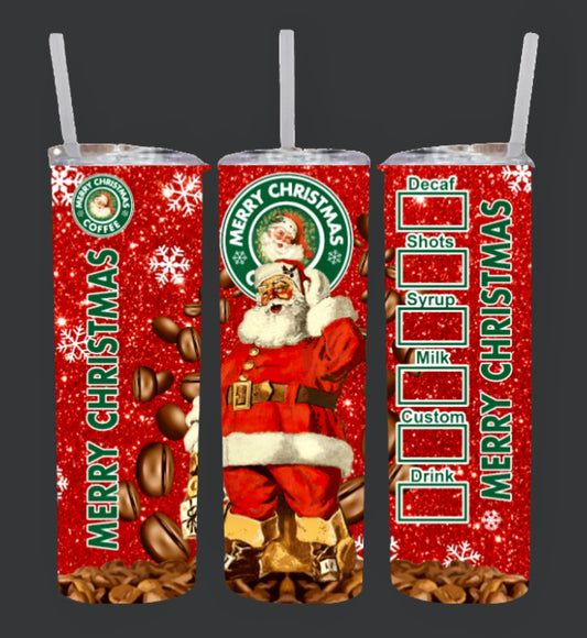 Santa Starbucks Tumbler