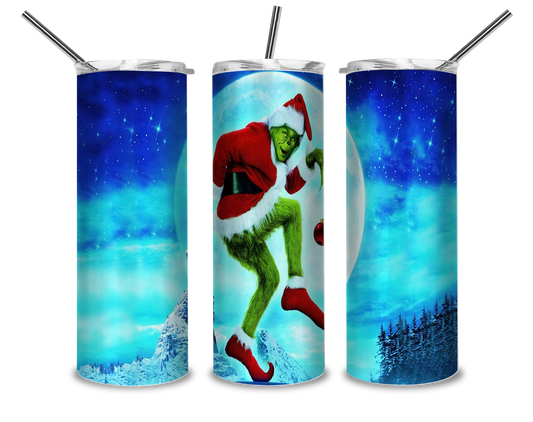 Grinch in the Snow Tumbler