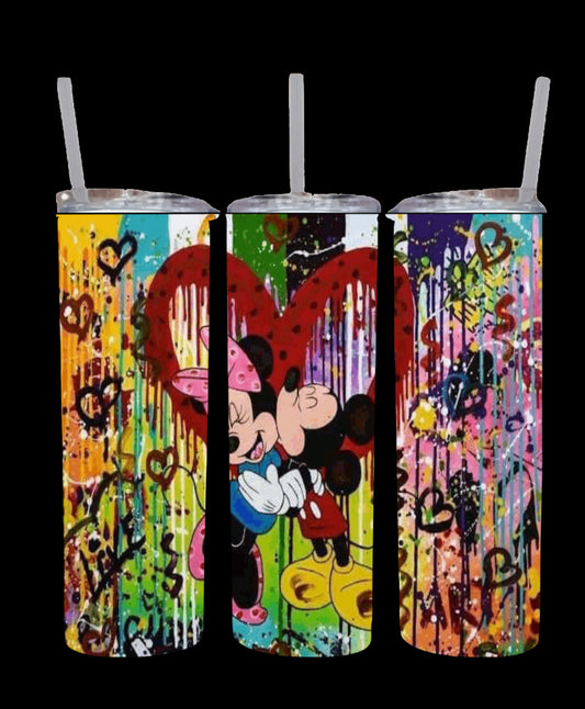 Mickey and Minnie Valentine’s Day Tumbler