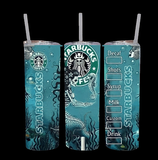 Mermaid Skeleton Starbucks