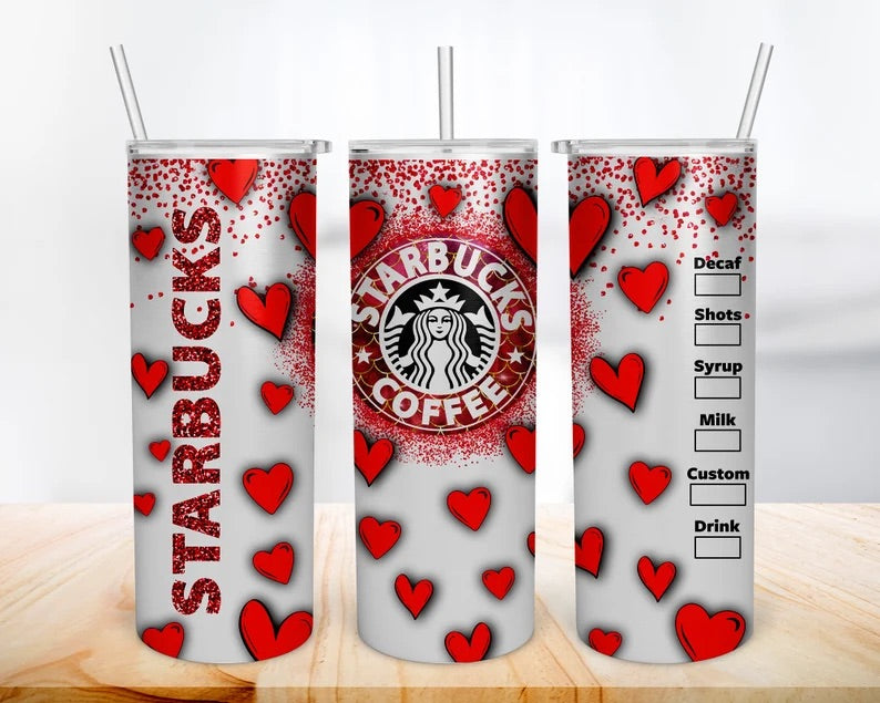 Starbucks Valentine's Day Tumbler – Classy Mess Boutique