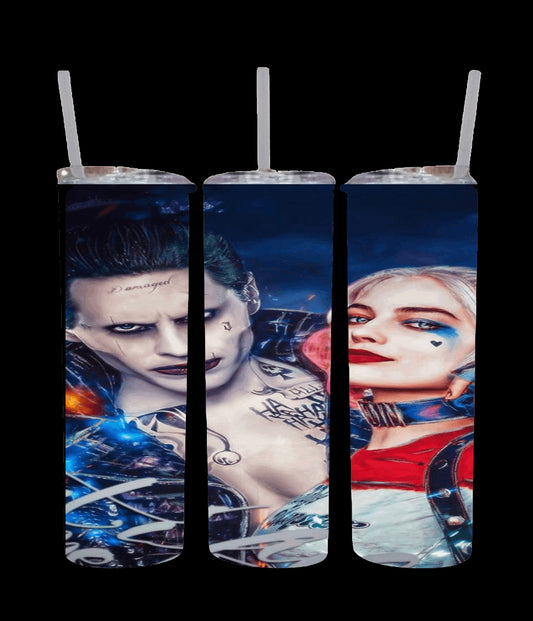 Harley Quinn & Puddin Tumbler