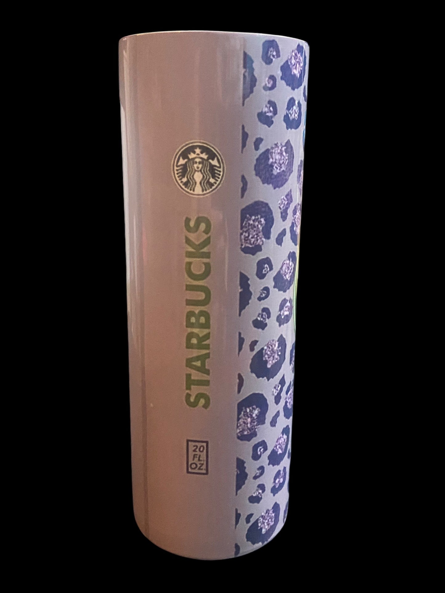 Starbucks Purple Leopard Print Tumbler