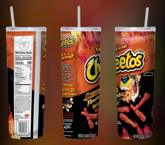 Flamin Hot Cheetos tumbler