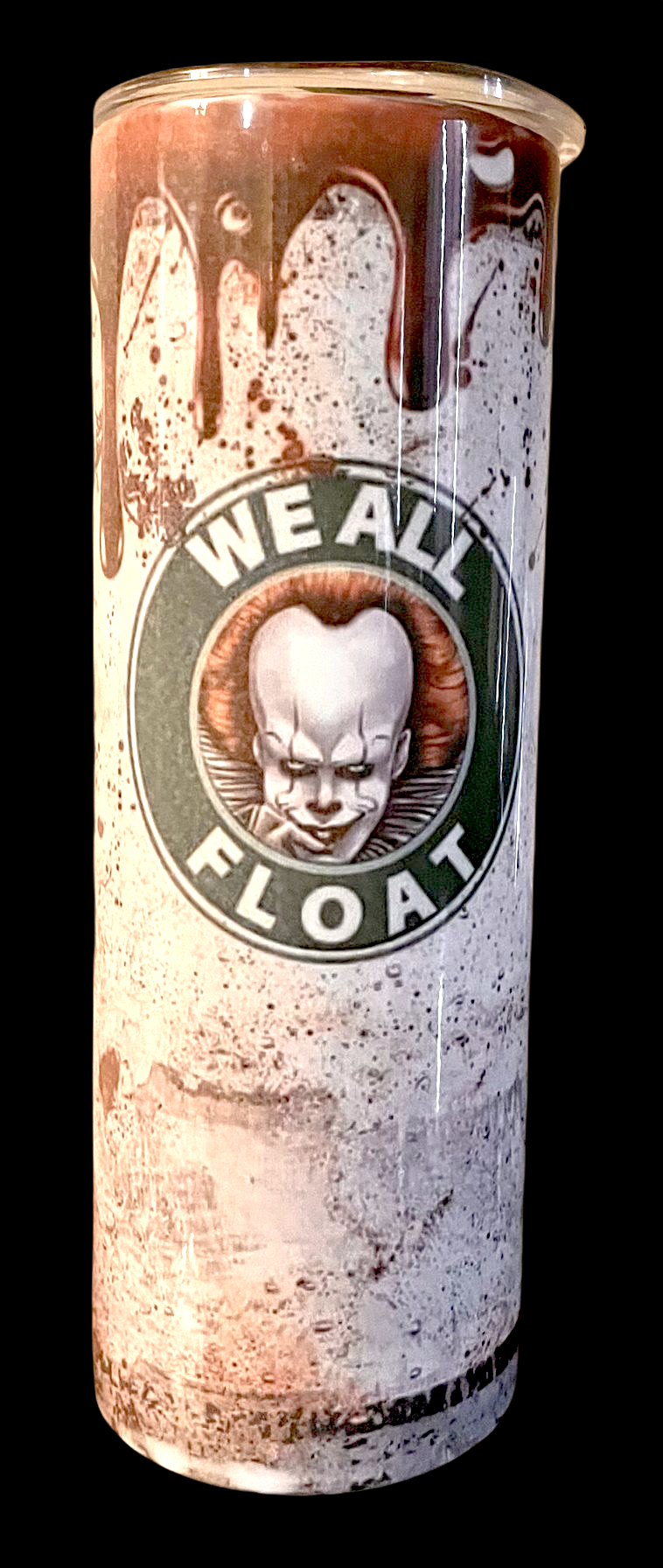 Halloween “Pennywise-we all float” Tumbler