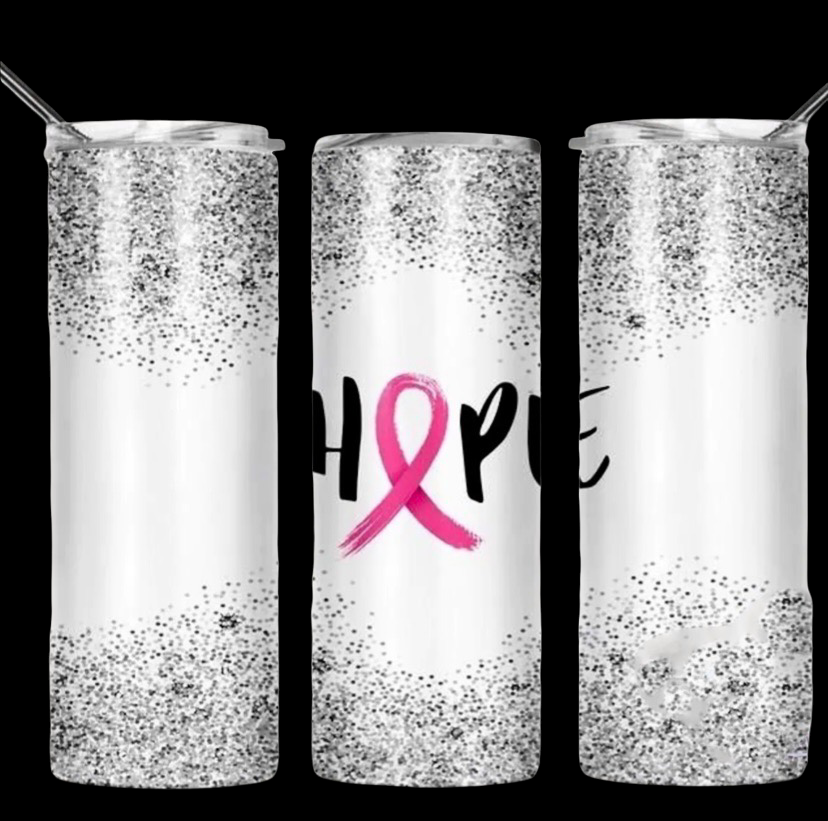 Hope breast Cancer Awareness Tumbler