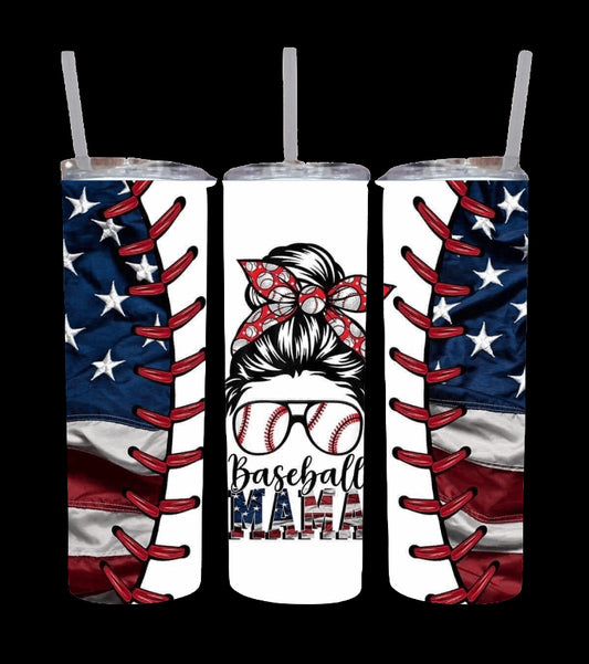 Baseball Mama tumbler