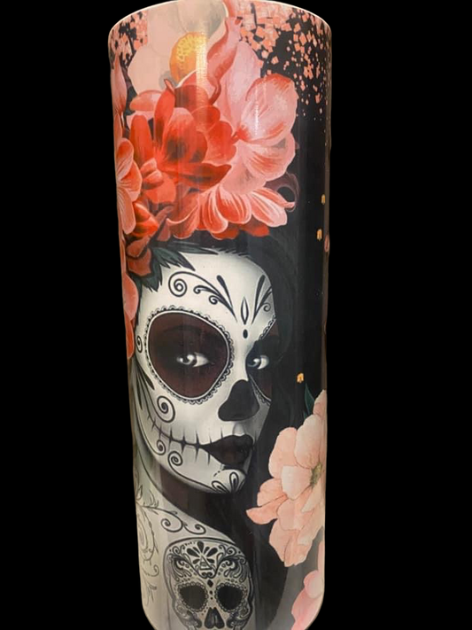 Day of the Dead woman Tumbler