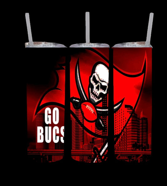 20 oz or 30 oz Tampa Bay Bucs Tumbler