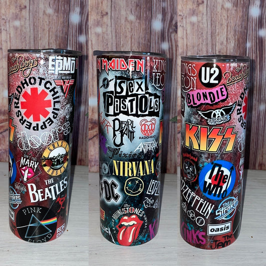 80’S Rock Band Tumbler