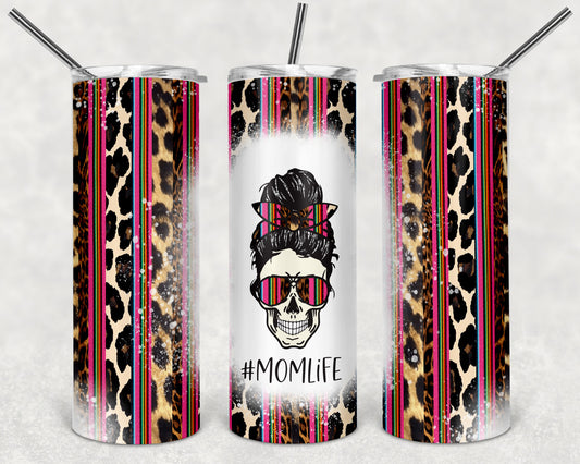 Leopard momlife Tumbler